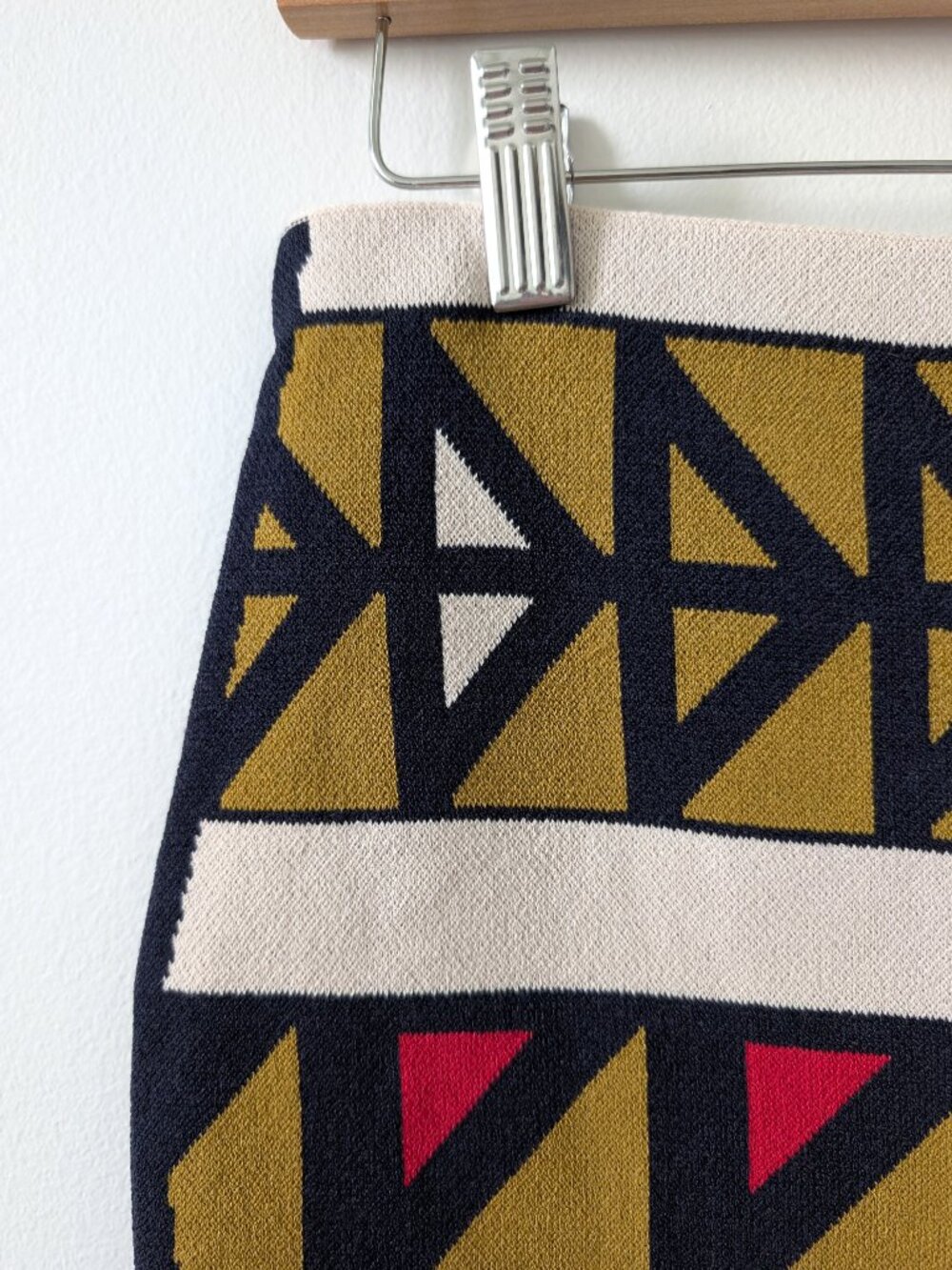 RACHEL ROY Geometric Bodycon Mini Skirt | Small - Picture 3 of 6